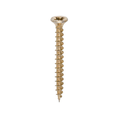 Timco 3.5 x 35mm Solo Chipboard & Woodscrews - PZ - Double Countersunk - Yellow 35035SOLOC