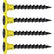 Timco 3.5 x 35mm Coarse Threaded Collated Drywall Black Screws (1000) 00035COLDYS