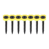 Timco 3.5 x 35mm Coarse Threaded Collated Drywall Black Screws (1000) 00035COLDYS