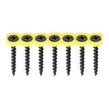 Timco 3.5 x 35mm Coarse Threaded Collated Drywall Black Screws (1000) 00035COLDYS