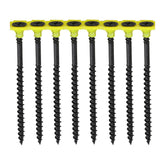 Timco 3.5 x 38mm Coarse Threaded Collated Drywall Black Screws (1000) 00038COLDYS