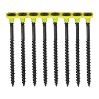 Timco 3.5 x 38mm Coarse Threaded Collated Drywall Black Screws (1000) 00038COLDYS