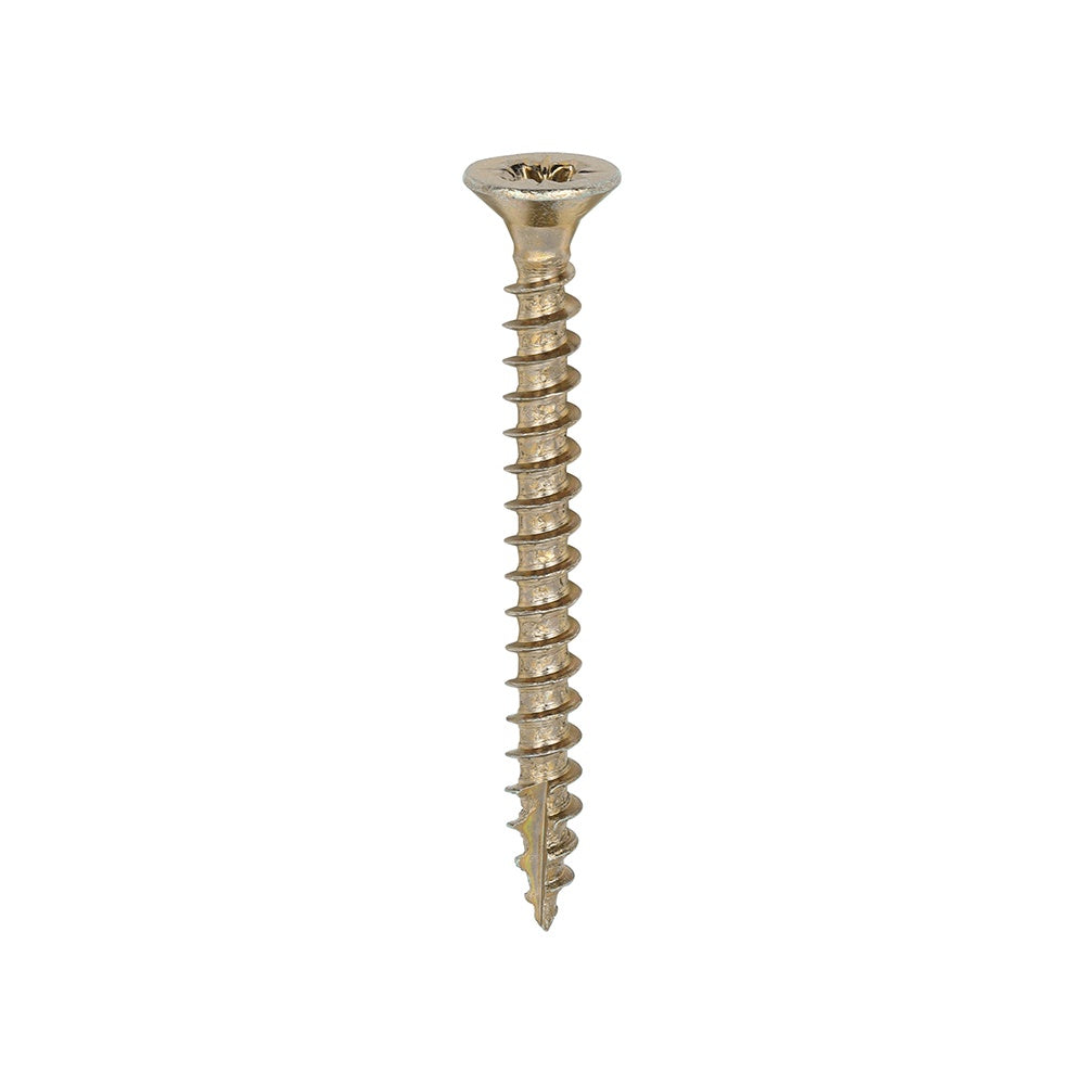 Timco 3.5 x 35mm Classic Multi-Purpose Screws Countsunk Head Yellow (200/Box) 35035CLAF