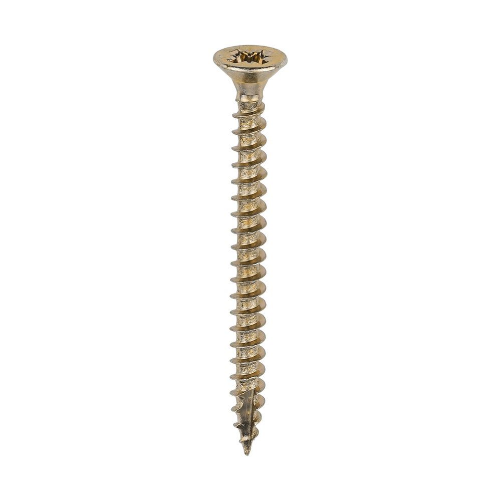 Timco 3.5 x 40mm Classic Multi-Purpose Screws Countsunk Head Yellow (200/Box) 35040CLAF