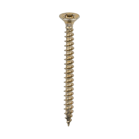 Timco 3.5 x 40mm Classic Multi-Purpose Screws Countsunk Head Yellow (200/Box) 35040CLAF