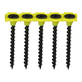 Timco 3.5 x 45mm Coarse Threaded Collated Drywall Black Screws (1000) 00045COLDYS