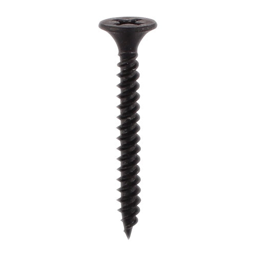Timco 3.5 x 45mm Fine Thread Drywall Screws Bugle Head Black Phosphate (1000/Box) 00045DRY