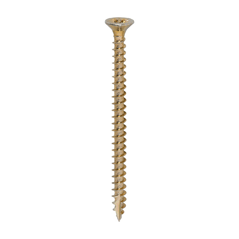 Timco 3.5 x 50mm Classic Multi-Purpose Screws Countsunk Head Yellow (200/Box) 35050CLAF