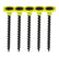 Timco 3.5 x 50mm Coarse Threaded Collated Drywall Black Screws (1000) 00050COLDYS