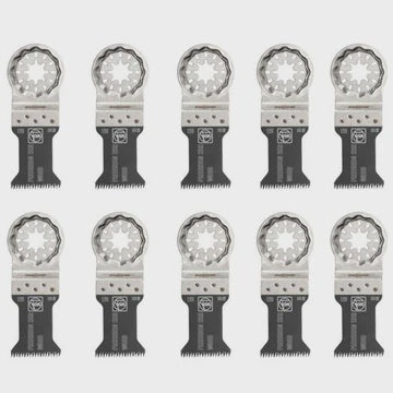 Fein 63502126240 Starlock 50 x 35mm E-Cut Precision Saw Blade Pack of 10