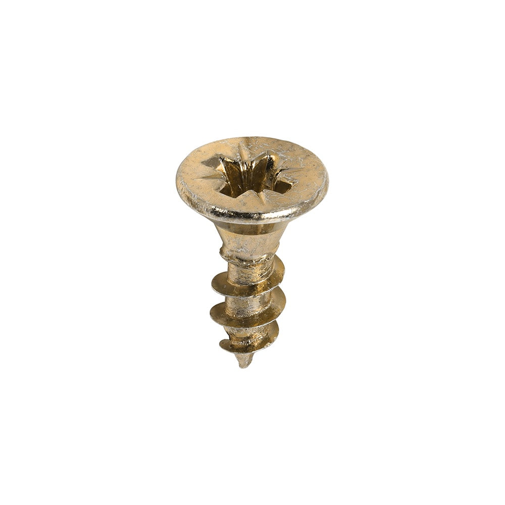 Timco 4.0 x 12mm Classic Multi-Purpose Screws Countsunk Head Yellow (200/Box) 40012CLAF
