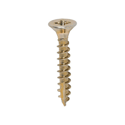 Timco 4.0 x 25mm Classic Multi-Purpose Screws Countsunk Head Yellow (200/Box) 40025CLAF