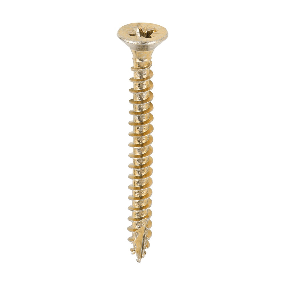 Timco 4.0 x 40mm Classic Multi-Purpose Screws Countsunk Head Yellow (200/Box) 40040CLAF