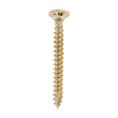 Timco 4.0 x 40mm Classic Multi-Purpose Screws Countsunk Head Yellow (200/Box) 40040CLAF