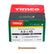 Timco 4.0 x 45mm Classic Multi-Purpose Screws Countsunk Head Yellow (200/Box) 40045CLAF