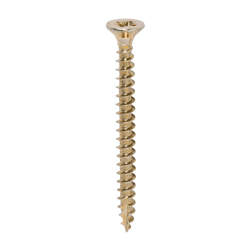Timco 4.0 x 45mm Classic Multi-Purpose Screws Countsunk Head Yellow (200/Box) 40045CLAF