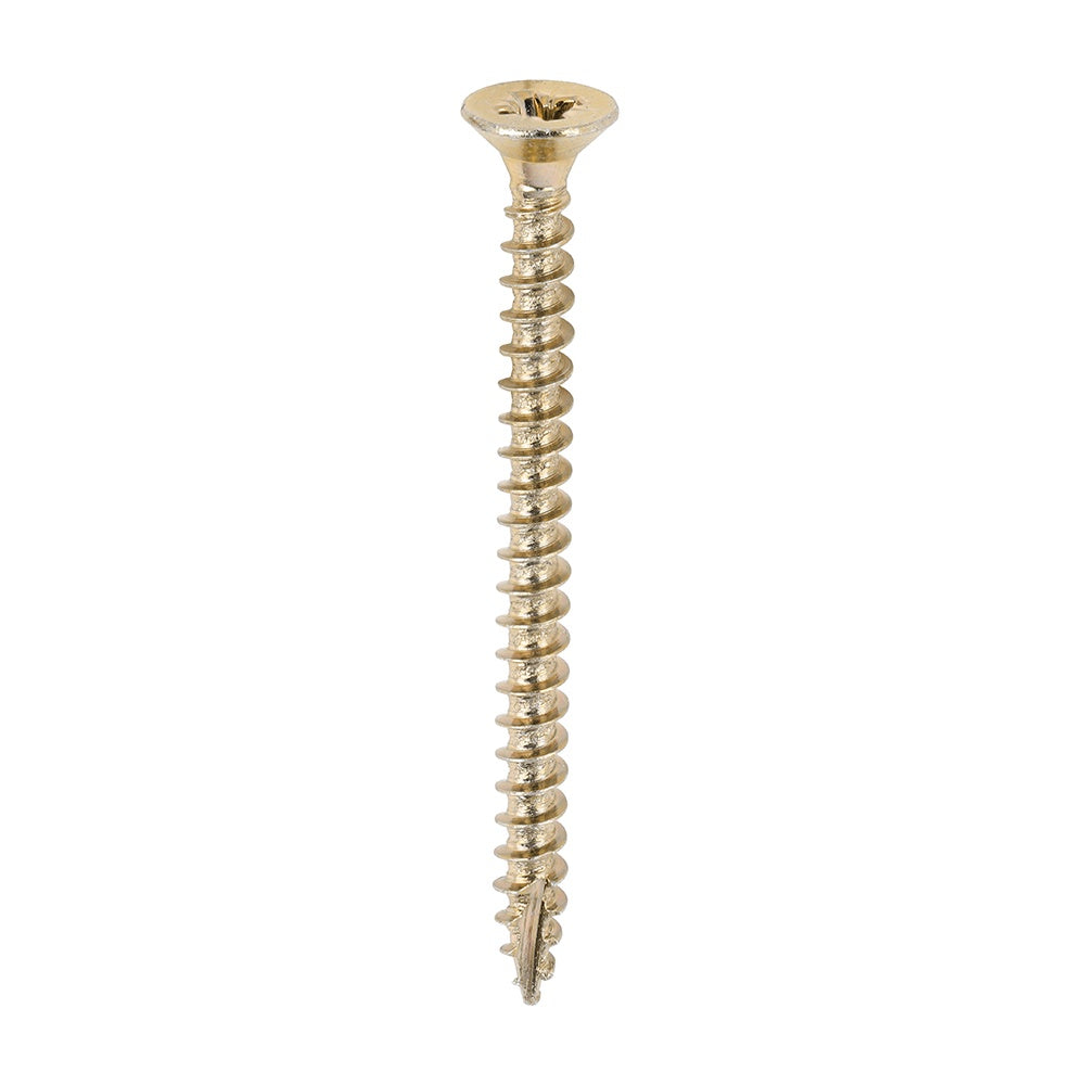 Timco 4.0 x 50mm Classic Multi-Purpose Screws Countsunk Head Yellow (200/Box) 40050CLAF