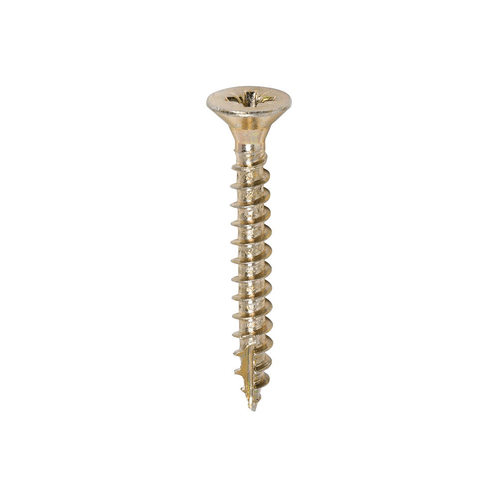 Timco 4.5 x 35mm Classic Multi-Purpose Screws Countsunk Head Yellow (200/Box) 45035CLAF