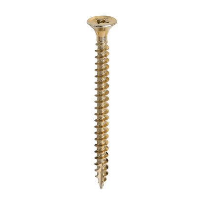 Timco 4.5 x 55mm Classic Multi-Purpose Screws Countsunk Head Yellow (200/Box) 45055CLAF