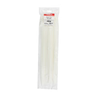 Timco 4.8 x 370mm Natural Coloured Nylon Cable Tie (100/Bag) 48370CTN