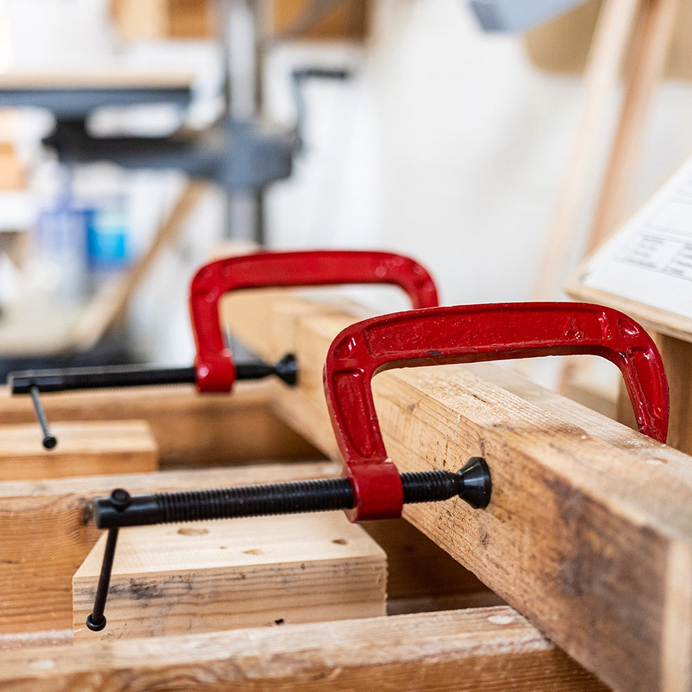 Timco 4" Heavy duty G Clamp Tough Powder Coating 468147