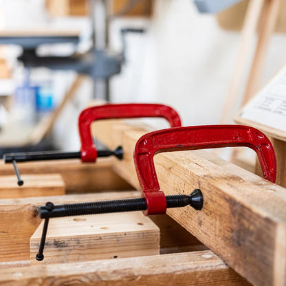 Timco 4" Heavy duty G Clamp Tough Powder Coating 468147
