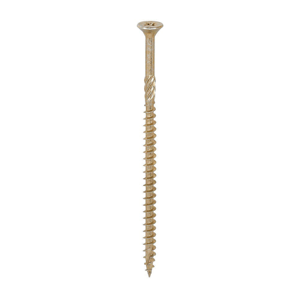 Timco 5.0 x 100mm C2 Strong-Fix - PZ - Double Countersunk - Twin-Cut - Yellow 50100C2TUB
