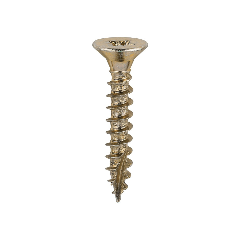 Timco 5.0 x 30mm Classic Multi-Purpose Screws Countsunk Head Yellow (200/Box) 50030CLAF