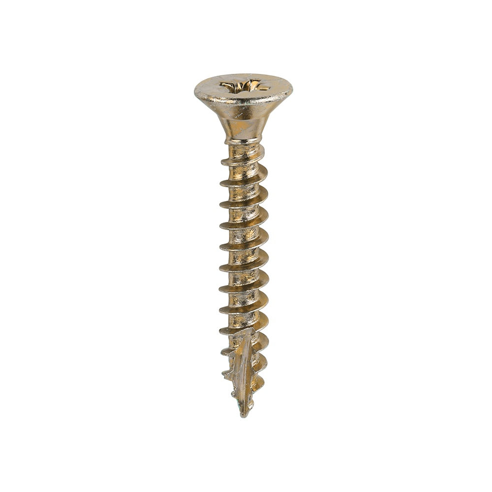 Timco 5.0 x 35mm Classic Multi-Purpose Screws Countsunk Head Yellow (200/Box) 50035CLAF
