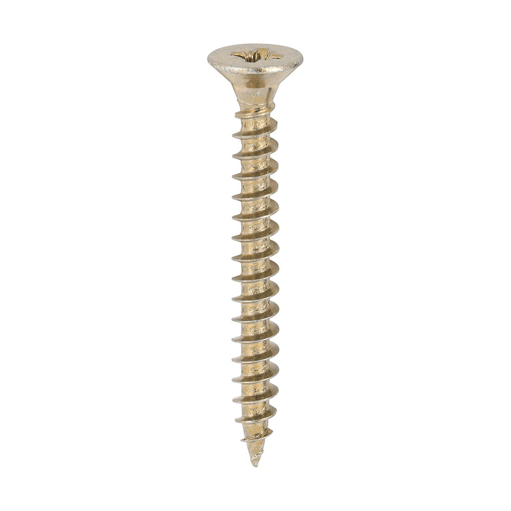 Timco 5.0 x 45mm Classic Multi-Purpose Screws Countsunk Head Yellow (200/Box) 50045CLAF