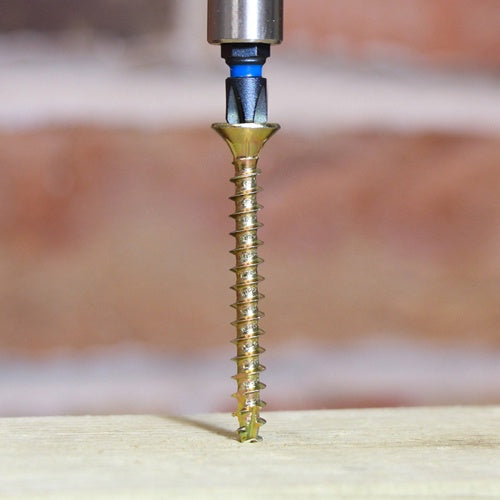 Timco 5.0 x 40mm C2 Strong-Fix - PZ - Double Countersunk - Twin-Cut - Yellow 50040C2TUB