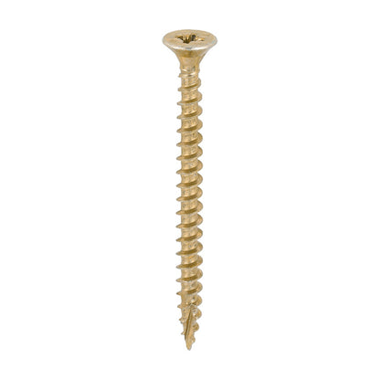 Timco 5.0 x 60mm C2 Strong-Fix - PZ - Double Countersunk - Twin-Cut - Yellow 50060C2TUB