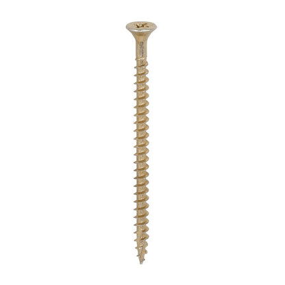 Timco 5.0 x 80mm C2 Strong-Fix - PZ - Double Countersunk - Twin-Cut - Yellow 50080C2TUB