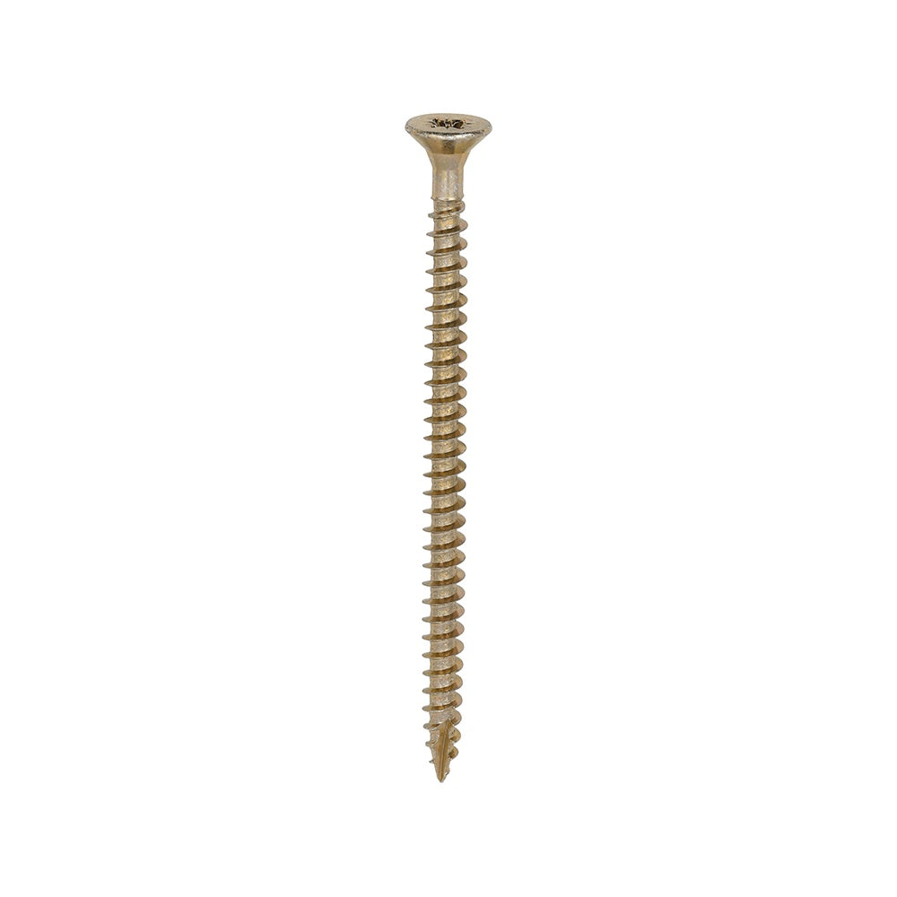 Timco 5.0 x 80mm Classic Multi-Purpose Screws Countsunk Head Yellow (200/Box) 50080CLAF