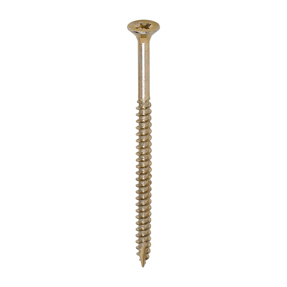 Timco 6.0 x 100mm Classic Multi-Purpose Screws Countsunk Head Yellow (100/Box) 60100CLAF