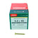 Timco 6.0 x 50mm Classic Multi-Purpose Screws Countsunk Head Yellow (200/Box) 60050CLAF