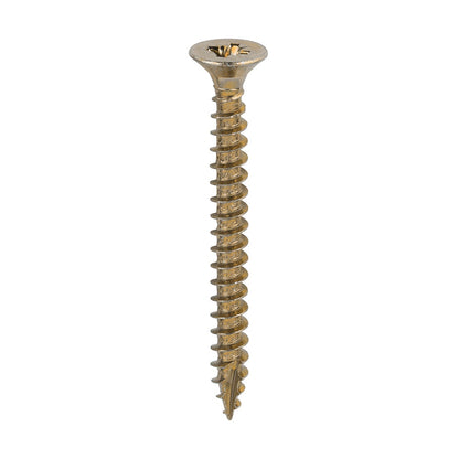 Timco 6.0 x 60mm Classic Multi-Purpose Screws Countsunk Head Yellow (200/Box) 60060CLAF