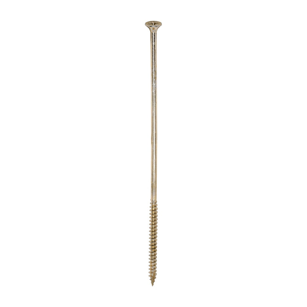 Timco 6.0 x 200mm Classic Multi-Purpose Screws Countsunk Head Yellow (100/Box) 60200CLAF
