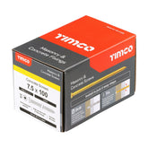 Timco 7.5 x 100mm Multi-Fix Concrete Screw ZYP (100/Box) 00100TCON