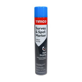 Timco 750ml Semi-Permanent Survey & Line Marker Spray - Blue 237798