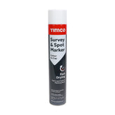 Timco 750ml Semi-Permanent Survey & Line Marker Spray - White 237369