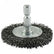 Timco 75mm Shaft Mount Wheel Brush-Crimp Lightly Removing 75SWC