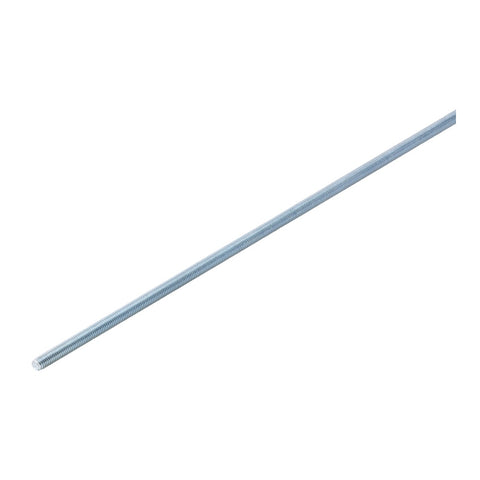 Timco M8 x 1000mm Threaded Bar Grade 4.8 Zinc Carbon steel Metric 08TBZ