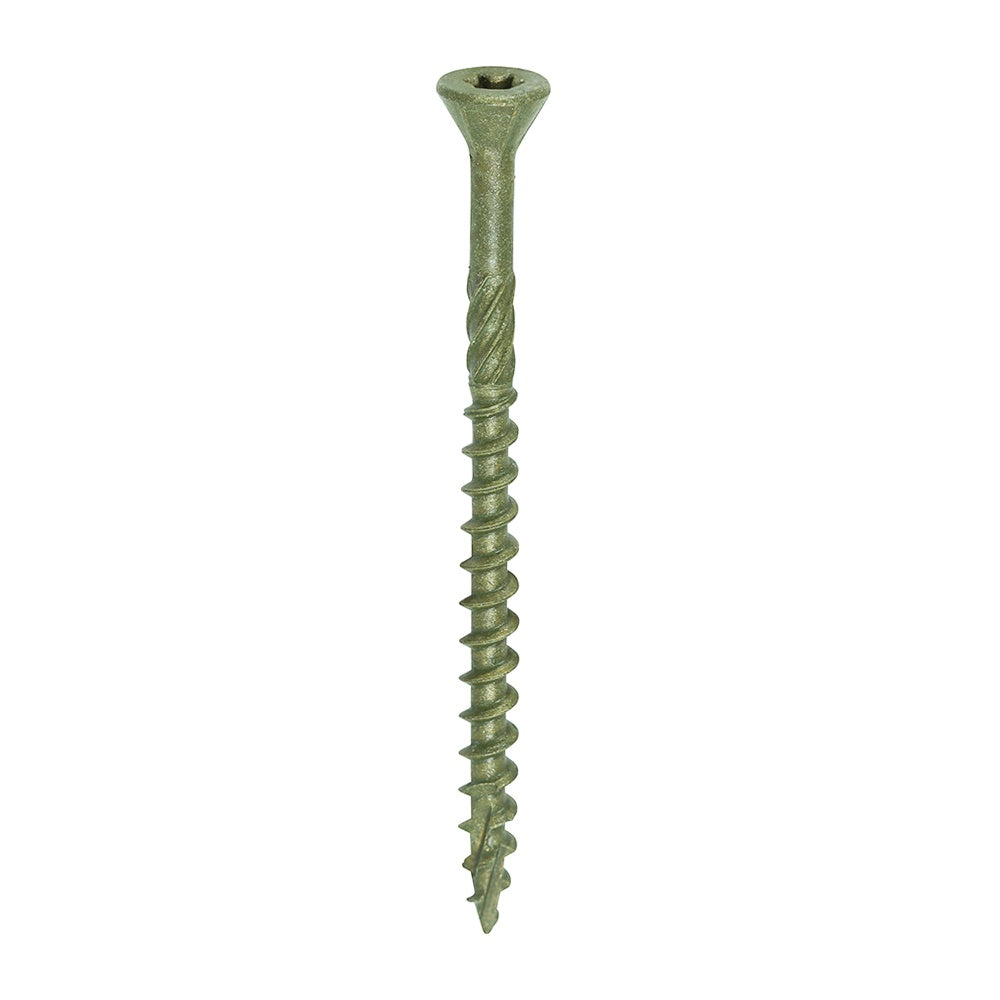 Timco C2 4.5 x 65mm Deck-Fix TX Countersunk with Ribs Twin-Cut Green 65C2D250