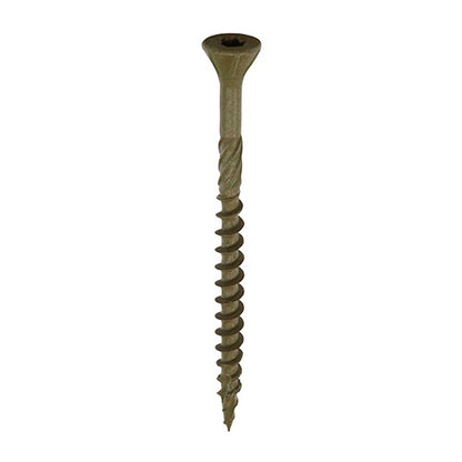Timco C2 4.5 x 75mm Deck-Fix TX Countersunk with Ribs Twin-Cut Green 75C2D250