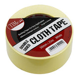 Timco 25m x 50mm Double Sided White Cloth Tape Tough & strong DSCT