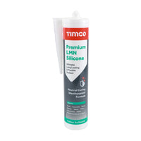 Timco Premium LMN Silicone 300ml Cartridge Water & UV Resistant Clear 732792