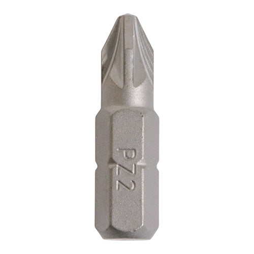 Timco No.2 x 25 S2 Grade Hardened Steel Driver Bits PZ 2CB25GJ
