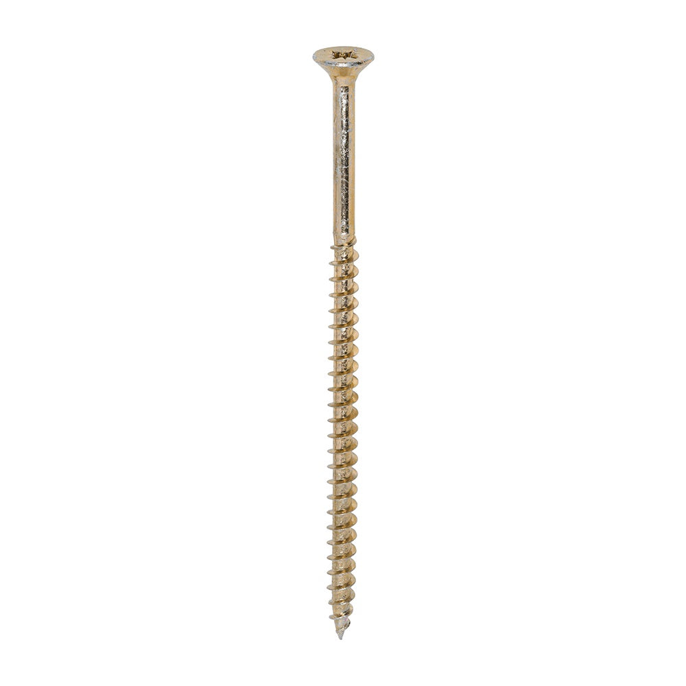 Timco 5.0 x 100mm Solo Chipboard & Woodscrews Industry Pack PZ Double Countersunk Yellow 50100SOLOIND