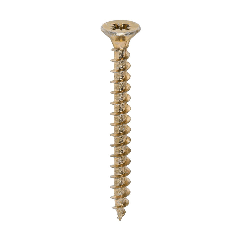 Timco 5.0 x 50mm Solo Chipboard & Woodscrews Industry Pack PZ Double Countersunk Yellow 50050SOLOIND
